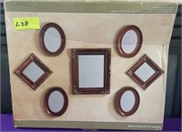 E - SET OF 7 DECORATOR PHOTO FRAMES (L38)