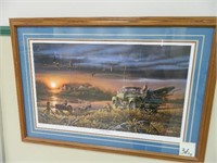 "Patiently Waiting" 1995 Framed Print By Terry -