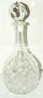 Lot #3317 - Diamond cut crystal liquor decanter