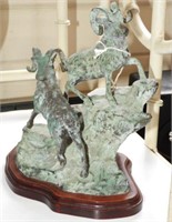 Lot #3352 - Metal sculpture of Big Horn Sheep
