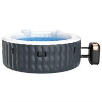 4 Person Inflatable Hot Tub Spa with 108 Massage B
