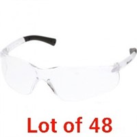 Lot of 48, BearKat BK1 Series Safety Glasses w/ Cl
