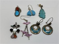 Sterling Silver Earrings & Pendants.