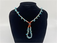 Native American Turquoise Necklace.