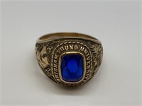 10K Gold 1971 BYU Class Ring.