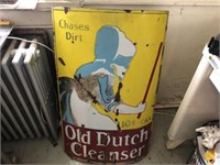 1880's Old Dutch Cleanser Porcelain Sign