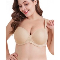 Exclare Women's Multiway Strapless Bra-36H