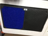 Heavy Duty Rubber Mat w/ Blue Insert