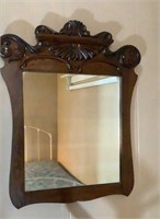 Wood Wall Mirror 31"x24"