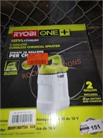 Ryobi 18v 2 Gallon Cordless Chemical Sprayer