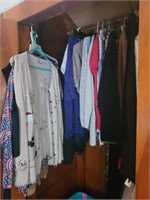 3 Closets Stuffed  Full of Clothing and Shoes