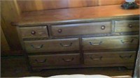Burlington Oak 7 Drawer Dresser