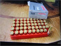 full box of federal 9mm bullets