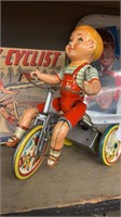Kiddy Cyclist windup toy with original box