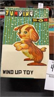 Jumping Dog windup toy