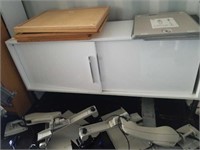 60-in white Ikea TV stand door needs adjusting