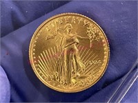 2004 Gold Eagle $5 coin (.999 gold) 1/10-oz (#2)