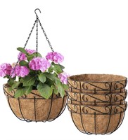 New Amagabeli 4 Pack Hanging Baskets for Plants