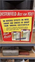 Chesterfield cigarette Advertisement poster