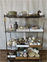 Dishes, Teapots, Mugs, Cake Plate, Vases