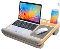 Laptop Stand w/ Tablet, Pen, Phone Holder