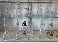 Cut Crystal Decanters Assorted Styles & Sizes