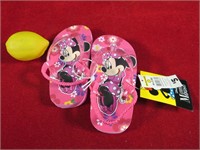 Minnie Mouse Flip Flops Children's Size 7/8