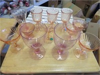 Pink Glasses Lot of 11