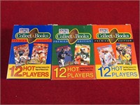 1990 NFL Collect A Books All 3 Series