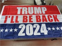 Trump Flag I'll Be Back 2024 5x3'
