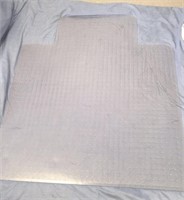 44.5" Wide 53" Long Clear Plastic Mat for Carpet