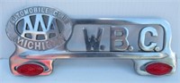 AAA Automobile Club of Michigan W.B.C. Plate