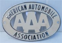 AAA American Automobile Association Plaque.