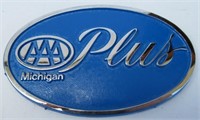 AAA Plus of Michigan Plaque. Measures 3 7/8"