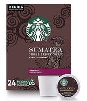 New Starbucks Sumatra single serve K-Cup pods for