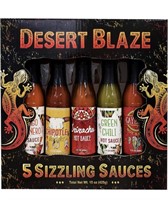 New Desert Blaze 5 Sizzling Sauces, 15 Oz (Pack