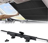 Retractable Windshield Sun Shade for Car, Large