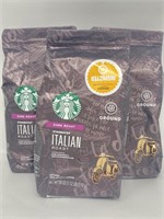 New Starbucks Italian Roast Ground Coffee, 18 Oz