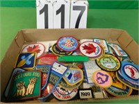Flat Of Patches Boy/ Girl Scout - Knife