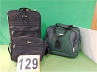 Jaguar Set Of Luggage - Green Bag