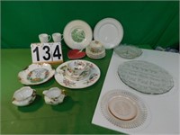 Assorted Plates - Cups - Saucers