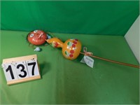 Painted Gourd Yard Decor