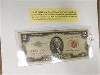 $2 Note RedSeal Series 1953