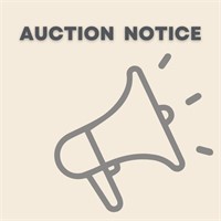 UPDATE - Auction Soft Close to Start @ 7:30Pm