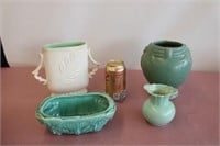 McCoy, Red Wing & Other Vases