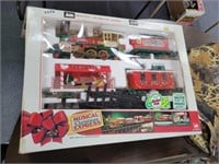 MUSICAL CHRISTMAS EXPRESS TRAIN SET NEW IN BOX