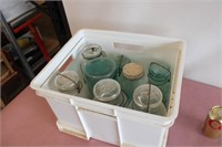 Canning Jars with Glass Lids
