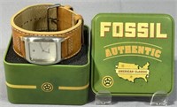 Fossil Watch w/Metal Case
