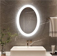 20x29 lighted mirror with defogger
