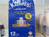 Kleenex ultra soft 12 boxes